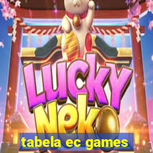 tabela ec games